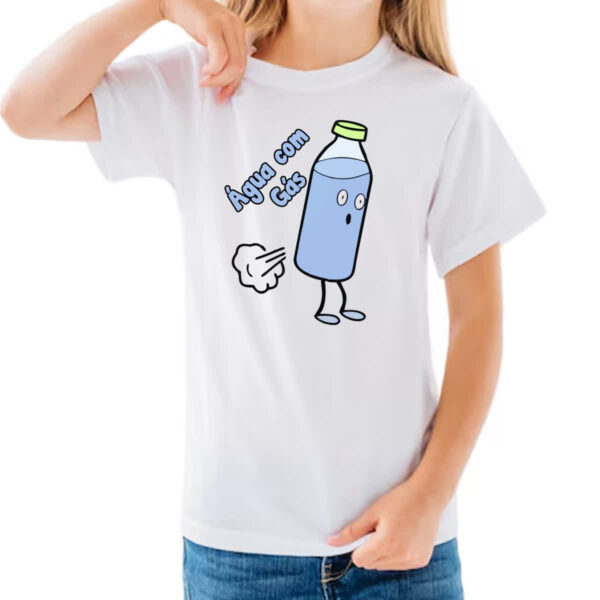 Camiseta Infanto Juvenil Agua com gas - Imagem 3