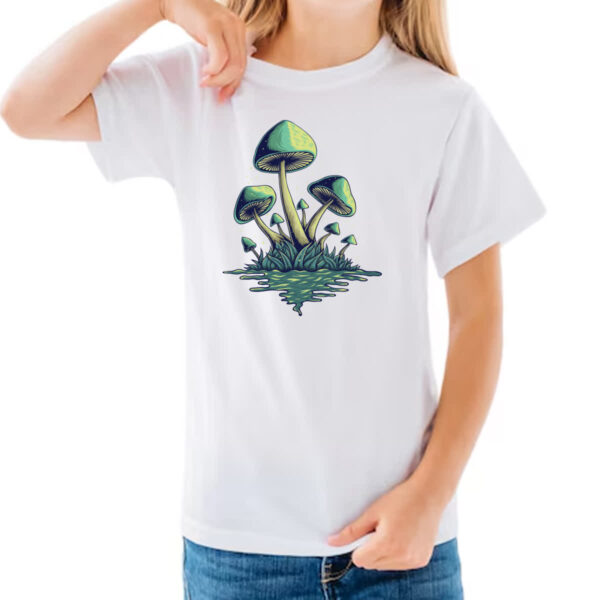 Camiseta Infanto Juvenil Cogumelos - Imagem 3