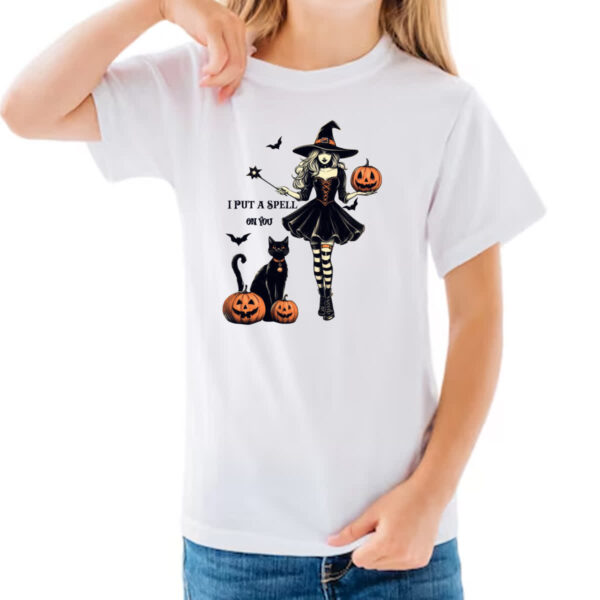 Camiseta Infanto Juvenil Colocar um feitico em voce - Imagem 3