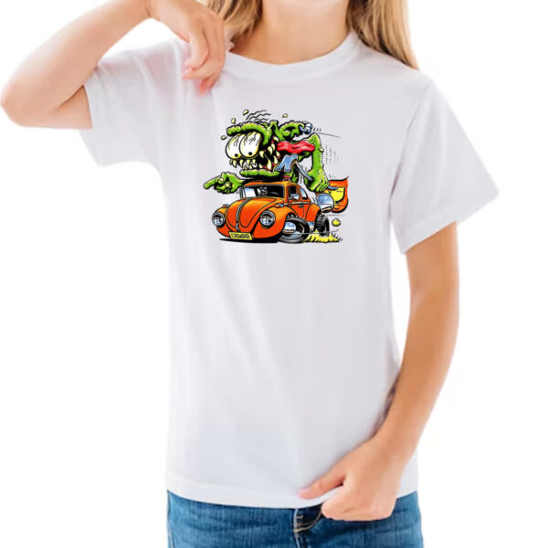 Camiseta Infanto Juvenil Crowbar car - Imagem 3