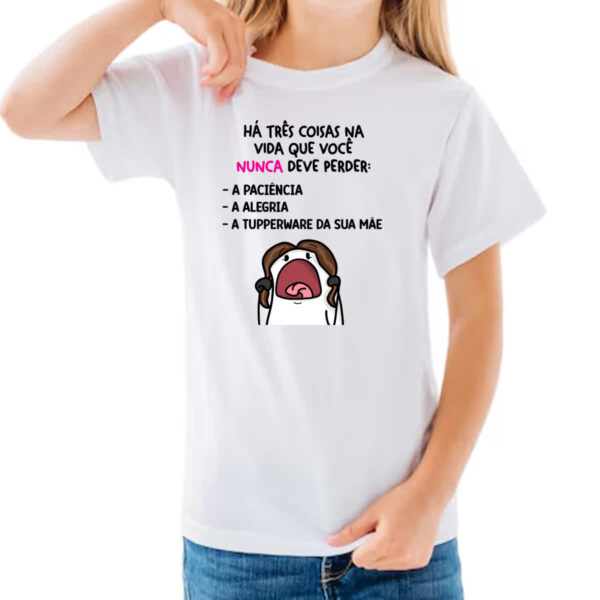 Camiseta Infanto Juvenil Dia das maes tupperware - Imagem 3