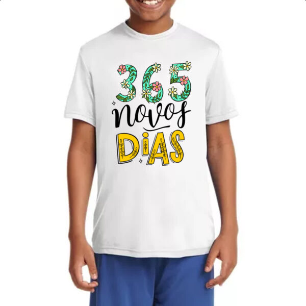 Camiseta Infanto Juvenil 365 novos dias - Imagem 4