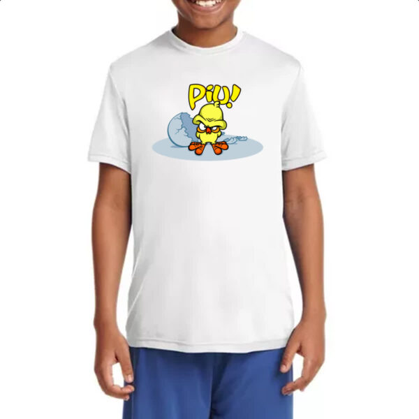 Camiseta Infanto Juvenil E o pintinho piu - Imagem 4
