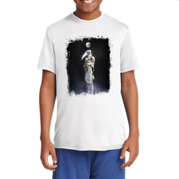 Camiseta Infanto Juvenil Egito Deus Konshu - Imagem 4