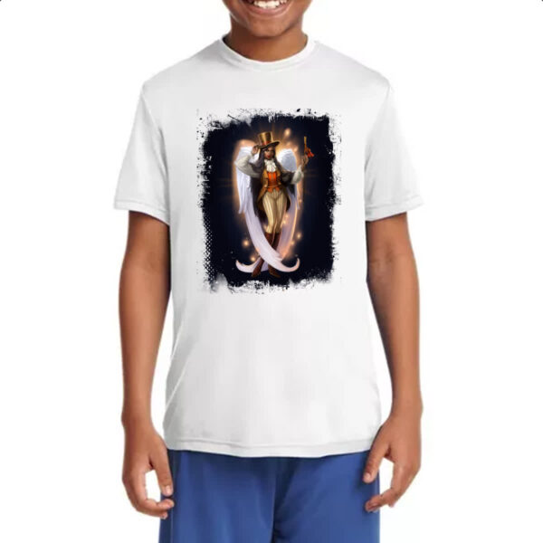 Camiseta Infanto Juvenil Empires and Puzzles Heroi Diretora Zuri - Imagem 4