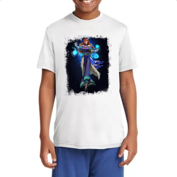 Camiseta Infanto Juvenil Empires and Puzzles Heroi Esme - Imagem 4