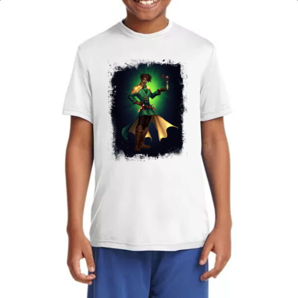 Camiseta Infanto Juvenil Empires and Puzzles Heroi Kingston - Imagem 4