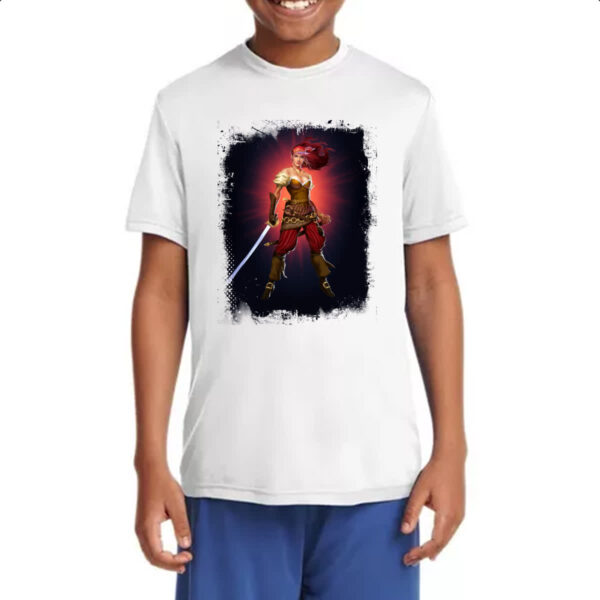Camiseta Infanto Juvenil Empires and Puzzles Heroi Marjana - Imagem 4