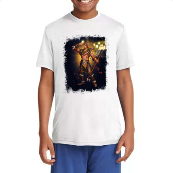 Camiseta Infanto Juvenil Empires and Puzzles Heroi Motega - Imagem 4