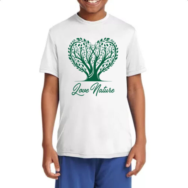 Camiseta Infanto Juvenil Amo a natureza - Imagem 4