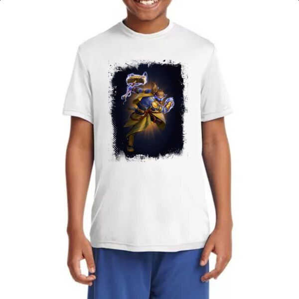 Camiseta Infanto Juvenil Empires and Puzzles Heroi Thor Traje - Imagem 4
