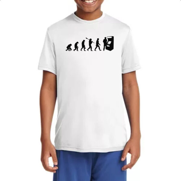 Camiseta Infanto Juvenil Evolucao arcade - Imagem 4