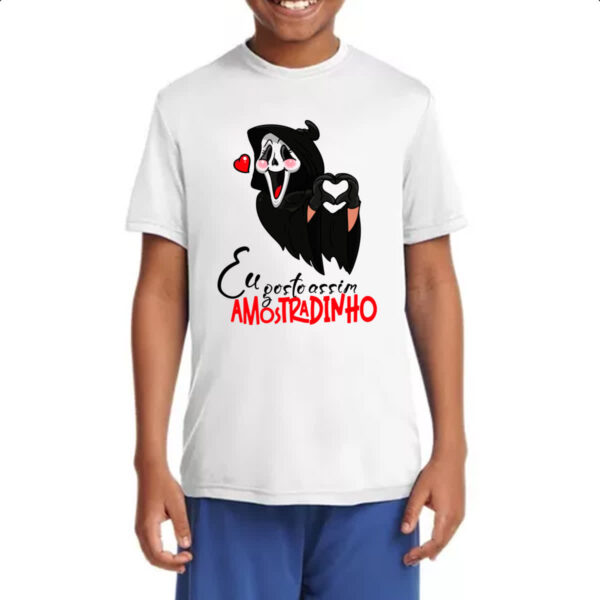 Camiseta Infanto Juvenil Amostradinho eu gosto assim - Imagem 4