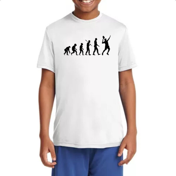 Camiseta Infanto Juvenil Evolucao tennis - Imagem 4
