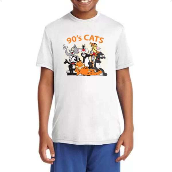 Camiseta Infanto Juvenil 90s cats - Imagem 4