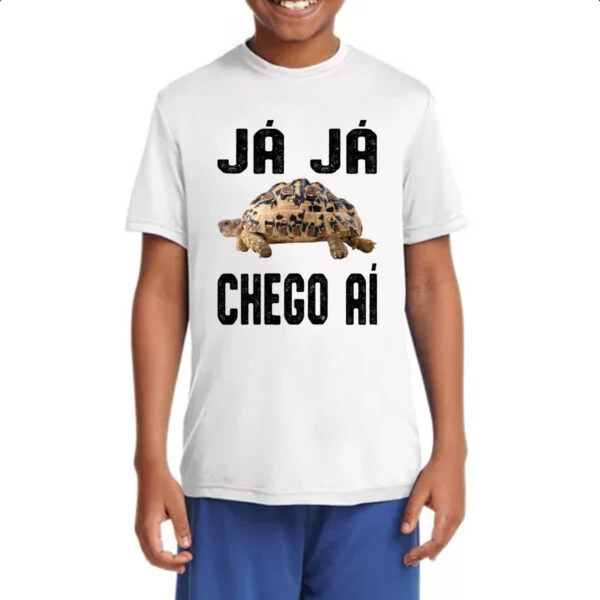 Camiseta Infanto Juvenil Ja ja chego ai - Imagem 4