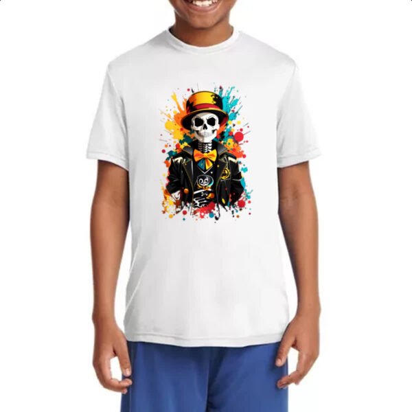 Camiseta Infanto Juvenil Jack Skeleton Londres Street - Imagem 4