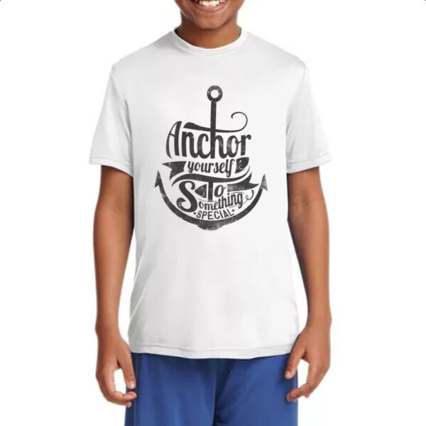 Camiseta Infanto Juvenil Anchor your self - Imagem 4