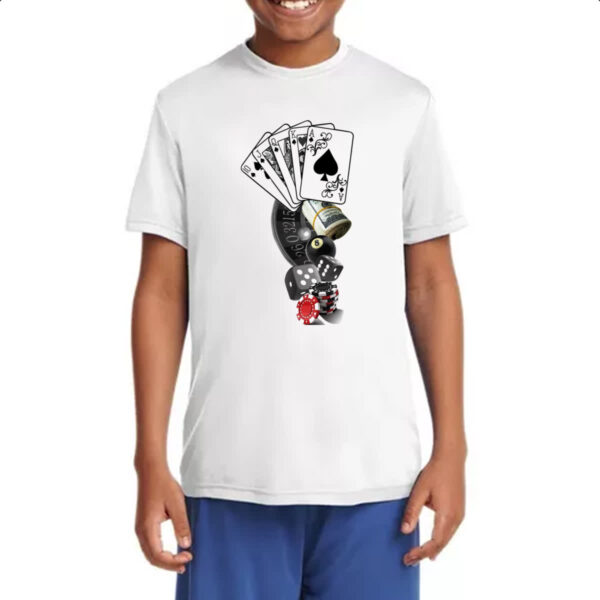 Camiseta Infanto Juvenil Jogos de Cassino - Imagem 4