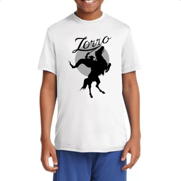 Camiseta Infanto Juvenil Zorro sob a lua - Imagem 4