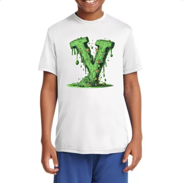 Camiseta Infanto Juvenil Zumbi Alfabeto Letra Y - Imagem 4