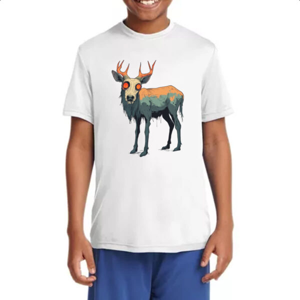 Camiseta Infanto Juvenil Zumbi Veado - Imagem 4