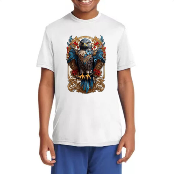 Camiseta Infanto Juvenil Falcao majestoso - Imagem 4