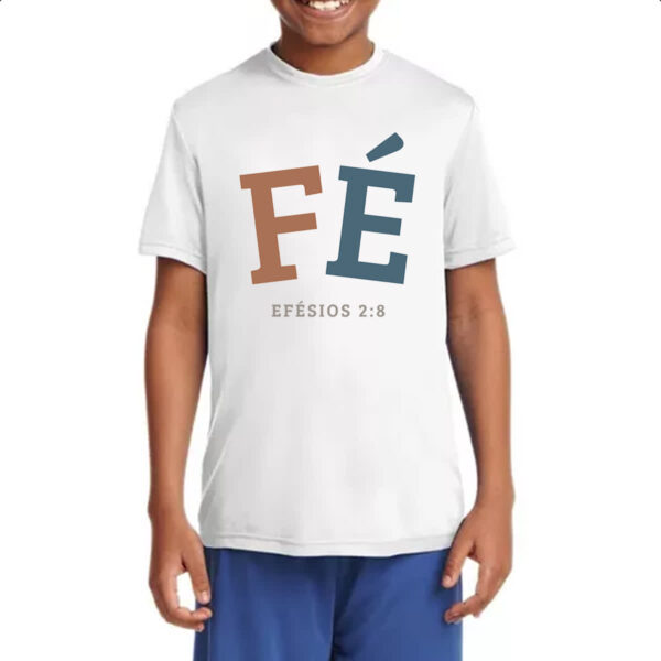 Camiseta Infanto Juvenil Fe Efesios 2.8 - Imagem 4