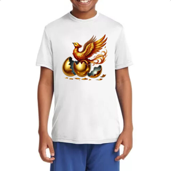 Camiseta Infanto Juvenil Fenix nascendo - Imagem 4