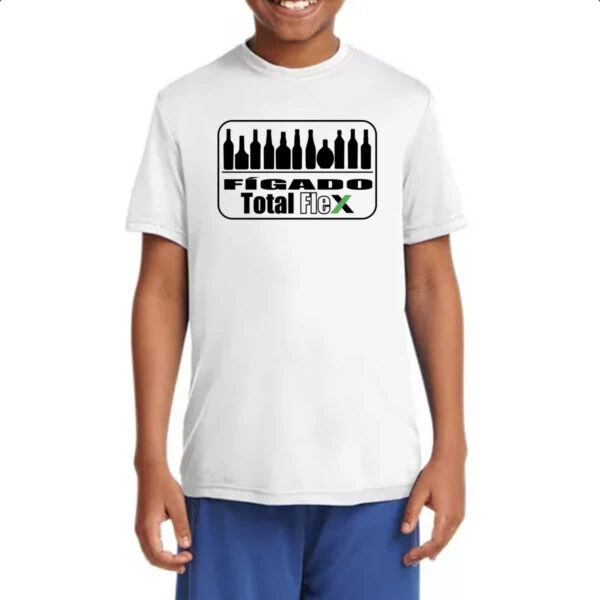 Camiseta Infanto Juvenil Figado total flex - Imagem 4
