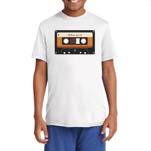 Camiseta Infanto Juvenil Fita K7 retro anos 80 - Imagem 4