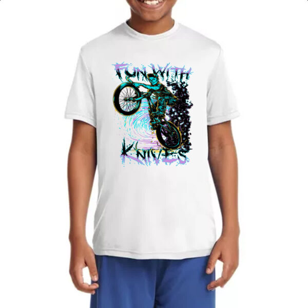 Camiseta Infanto Juvenil Fun with knives - Imagem 4