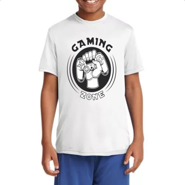 Camiseta Infanto Juvenil Gaming Zone - Imagem 4