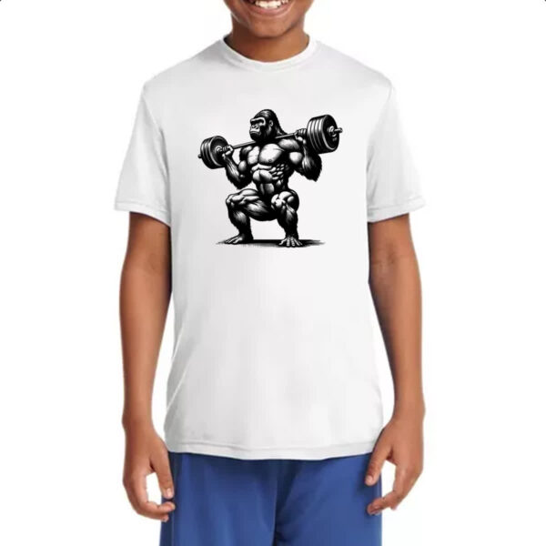 Camiseta Infanto Juvenil Gorila maromba - Imagem 4
