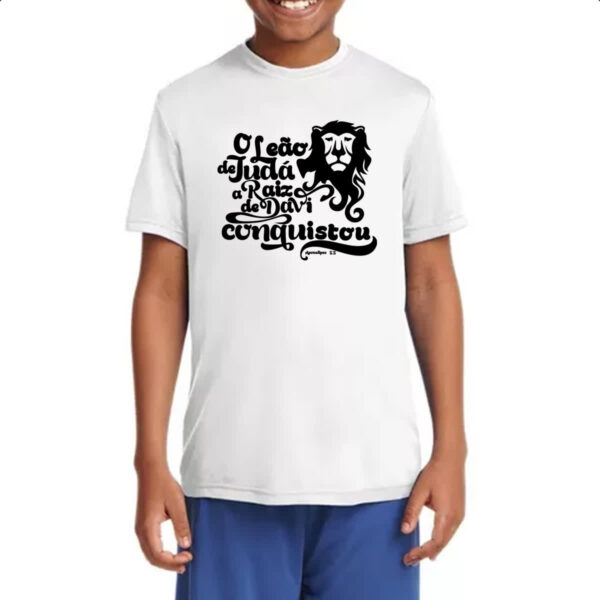 Camiseta Infanto Juvenil Gospel Apocalipse 5.5 - Imagem 4