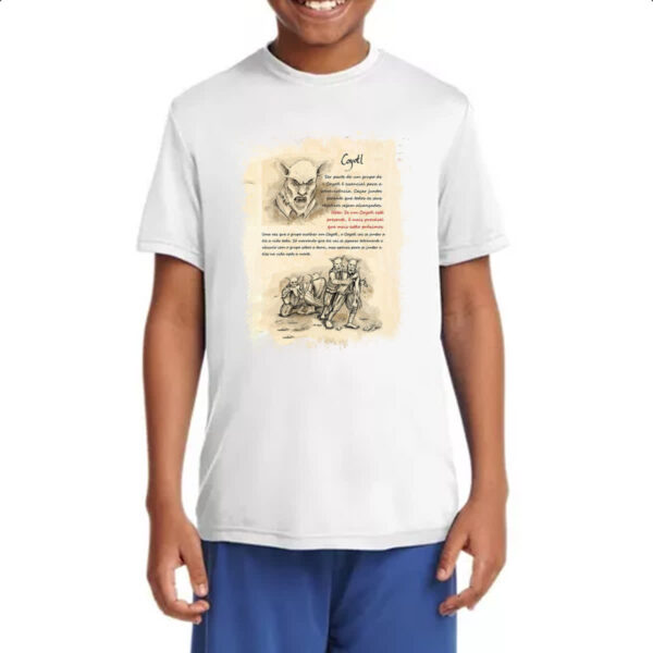 Camiseta Infanto Juvenil Grimm Livro Coyotl - Imagem 4
