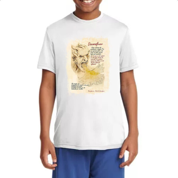 Camiseta Infanto Juvenil Grimm Livro Daemonfewer - Imagem 4