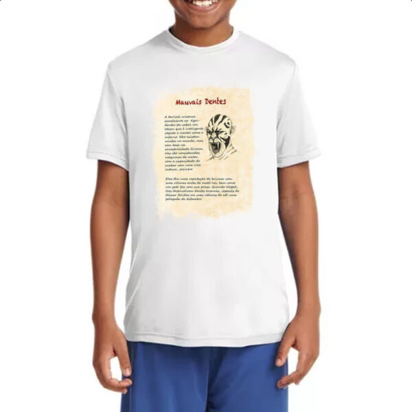 Camiseta Infanto Juvenil Grimm Livro Mauvais Dentes - Imagem 4