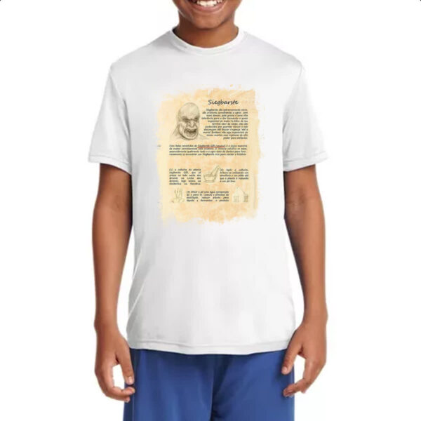 Camiseta Infanto Juvenil Grimm Livro Siegbarste - Imagem 4