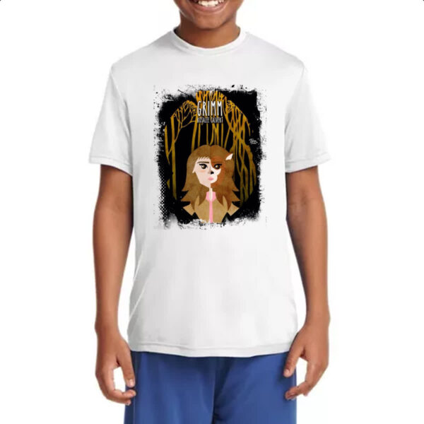 Camiseta Infanto Juvenil Grimm Rosalee Calvert Arte - Imagem 4