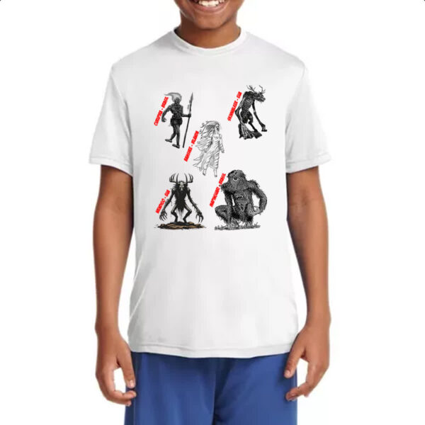 Camiseta Infanto Juvenil Gritos na floresta lendas - Imagem 4