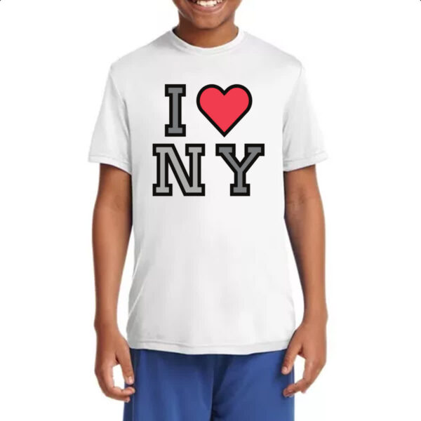 Camiseta Infanto Juvenil I Love NY - Imagem 4