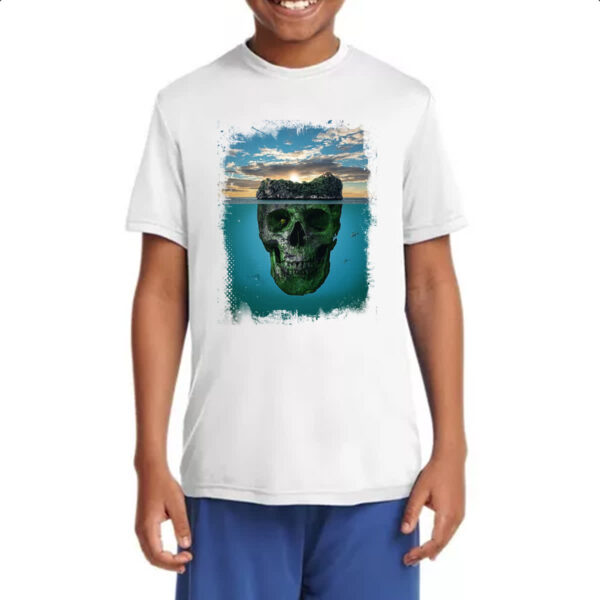 Camiseta Infanto Juvenil Ilha da caveira 1 - Imagem 4