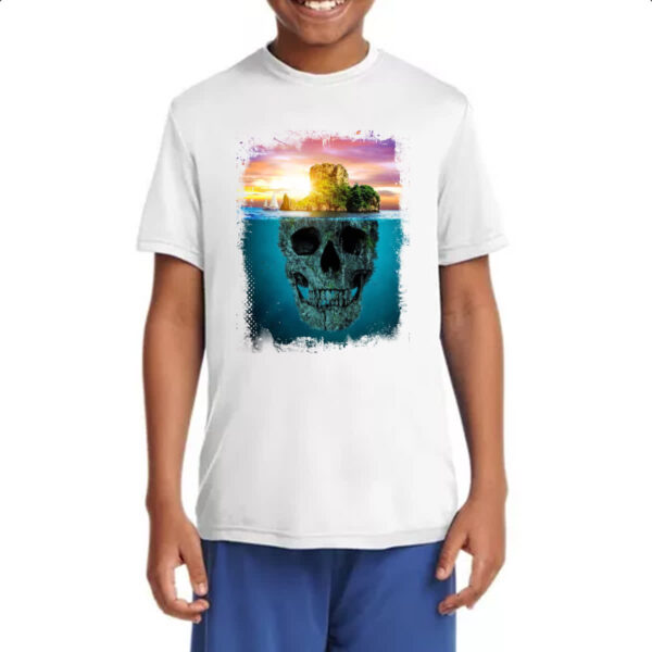 Camiseta Infanto Juvenil Ilha da caveira 2 - Imagem 4