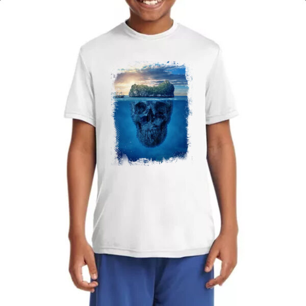 Camiseta Infanto Juvenil Ilha da caveira 5 - Imagem 4