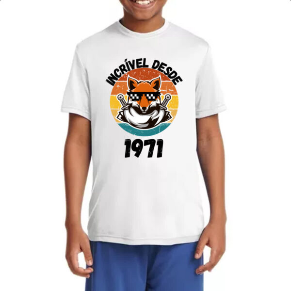 Camiseta Infanto Juvenil Incrivel desde 1971 - Imagem 4