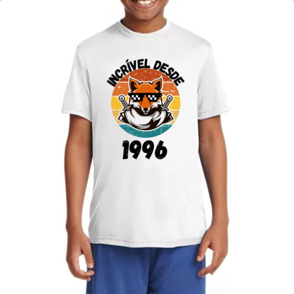 Camiseta Infanto Juvenil Incrivel desde 1996 - Imagem 4