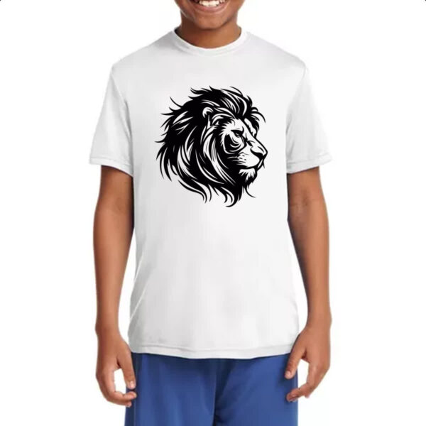 Camiseta Infanto Juvenil Leao de Juda Linear - Imagem 4