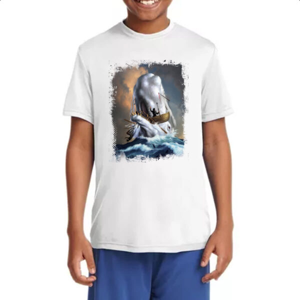Camiseta Infanto Juvenil Lendas do Mar Moby Dick 02 - Imagem 4
