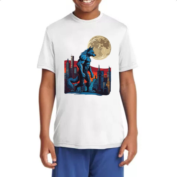 Camiseta Infanto Juvenil Lobisomen cidade ao luar - Imagem 4